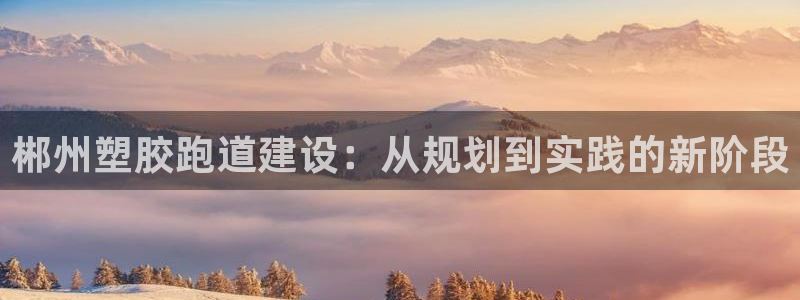 红足一1世官网足球推荐真人：郴州塑胶跑道建设：从规划到实践的新阶段