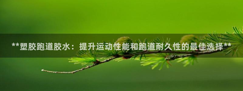 红足一1世皇冠登录：**塑胶跑道胶水：提升运动性能和跑道耐久性的最佳选择**
