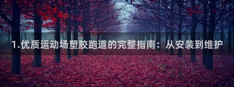 红足一1世开奖记录：1.优质运动场塑胶跑道的完整指南：从安装到维护