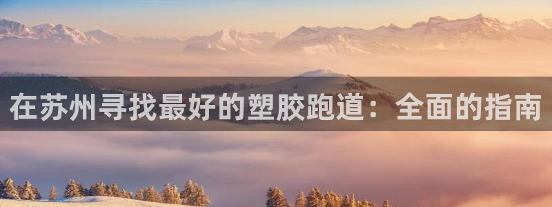 333814红·足一世比分：在苏州寻找最好的塑胶跑道：全面的指南