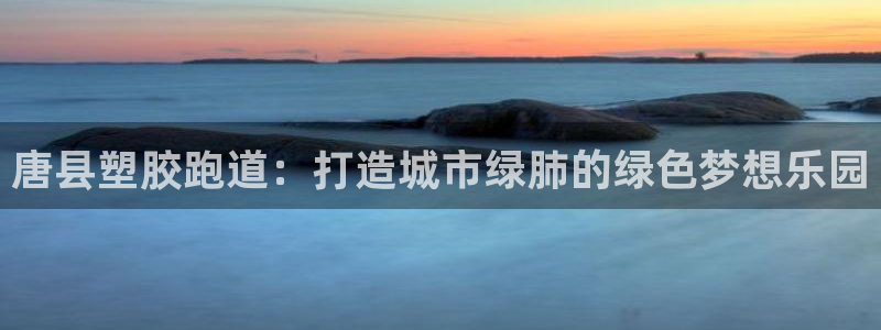 红足1一世 2站：唐县塑胶跑道：打造城市绿肺的绿色梦想乐园