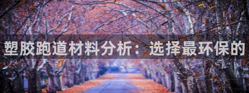 红足1世足球比分预测：塑胶跑道材料分析：选择最环保的